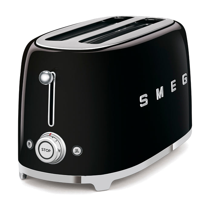 Smeg | 4x2 Slice Toaster, Black