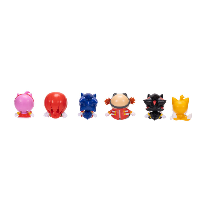 Sonic 1.5" Mini Figure Stylised 6-PK Value