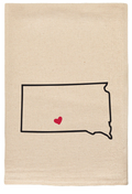 South Dakota Love Kitchen Towel