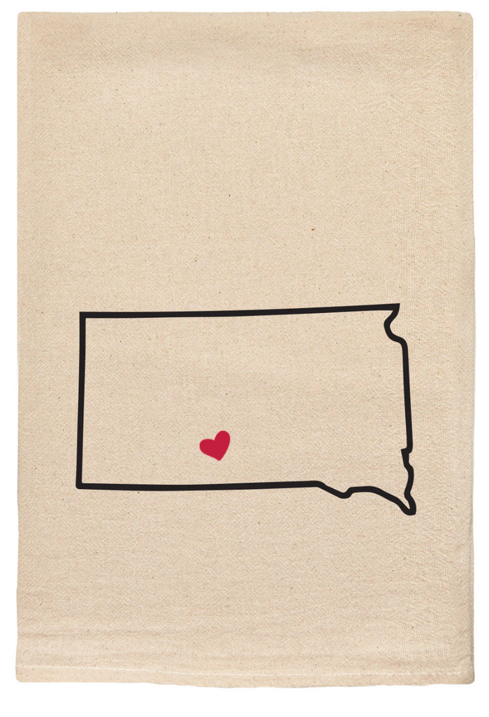South Dakota Love Kitchen Towel