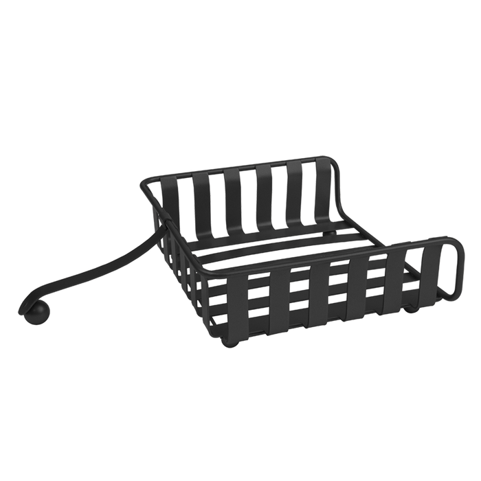 Spectrum Striped Weighted Napkin Holder - Black