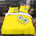 SpongeBob SquarePants Duvet Cover Kids Room Bedding Set Without Filler