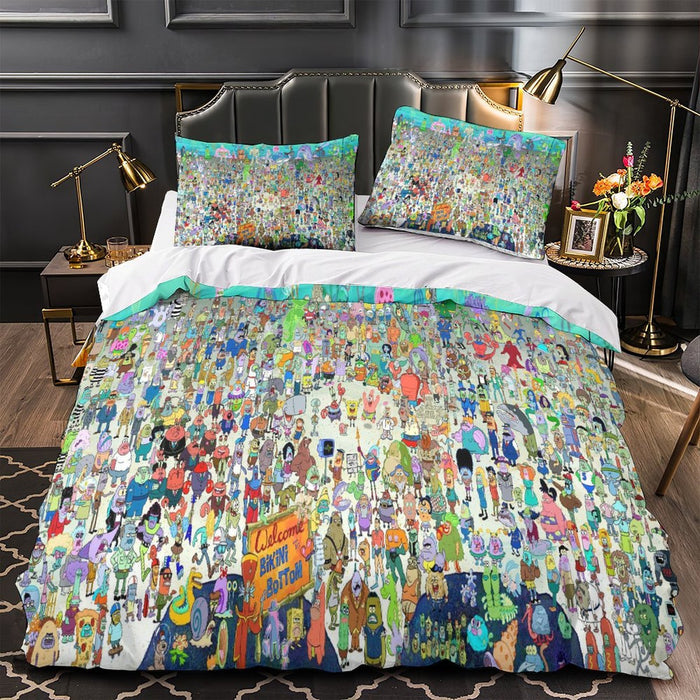 SpongeBob SquarePants Duvet Cover Pattren Bedding Set Without Filler