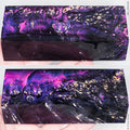 Stabilized wood box elder burl block