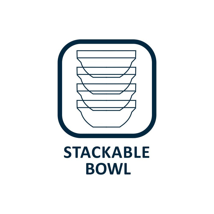 Stackable Chutney Glass Bowls - Set of 6