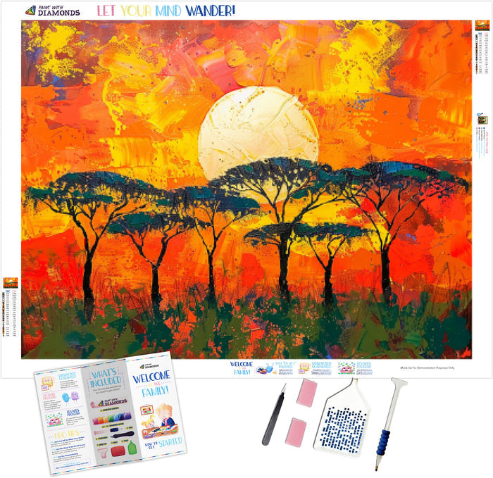 Sunrise Over the Savannah