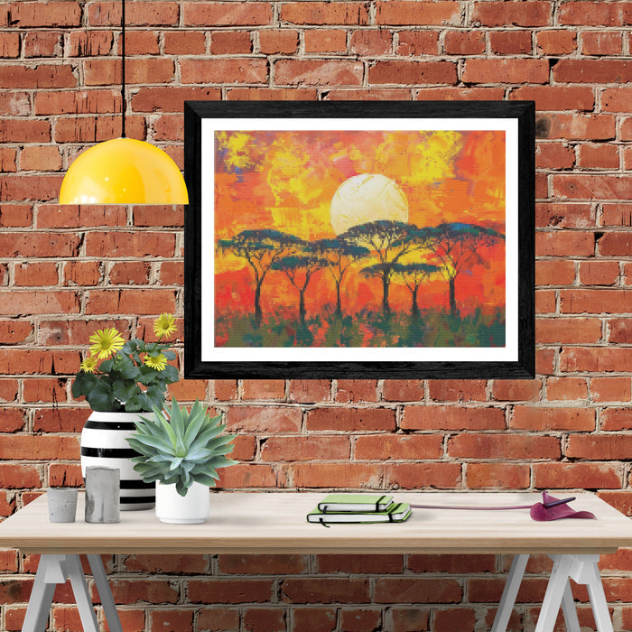 Sunrise Over the Savannah