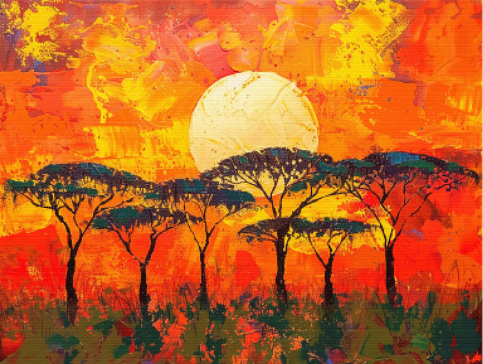Sunrise Over the Savannah