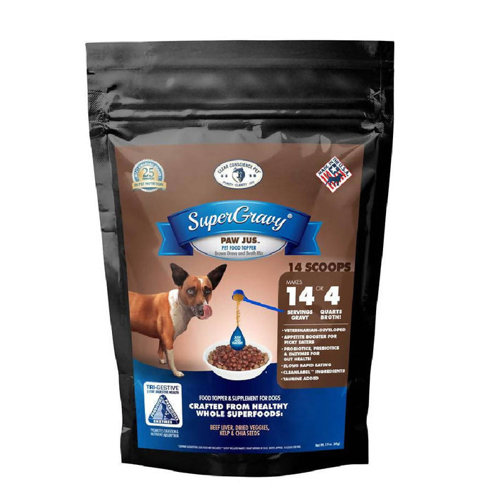 SuperGravy® Paw Jus™ Dog Food Topper Gravy & Broth Mix