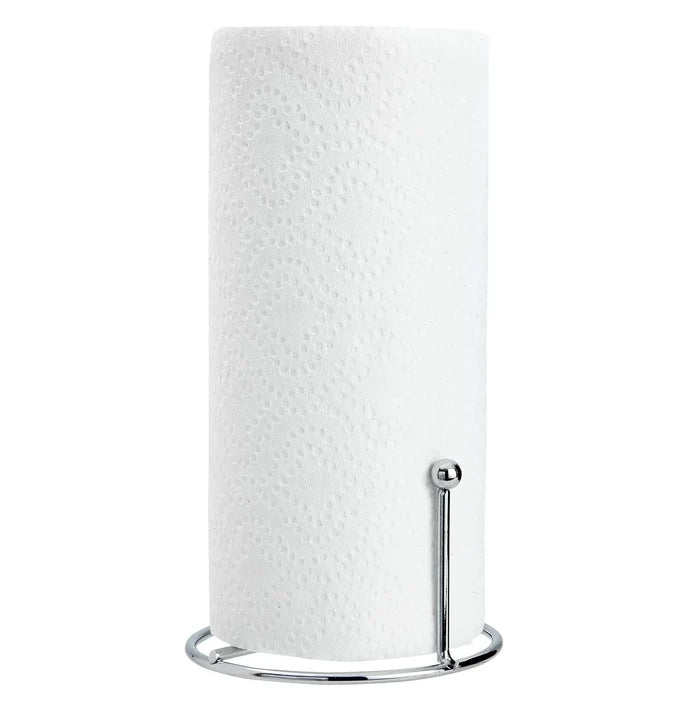 Tall - Silver Metal Paper Towel Holder Home Mart Goods
