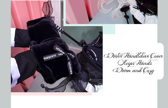 Teacup's Parasol Stroller Accessories for Black and Pink Stroller