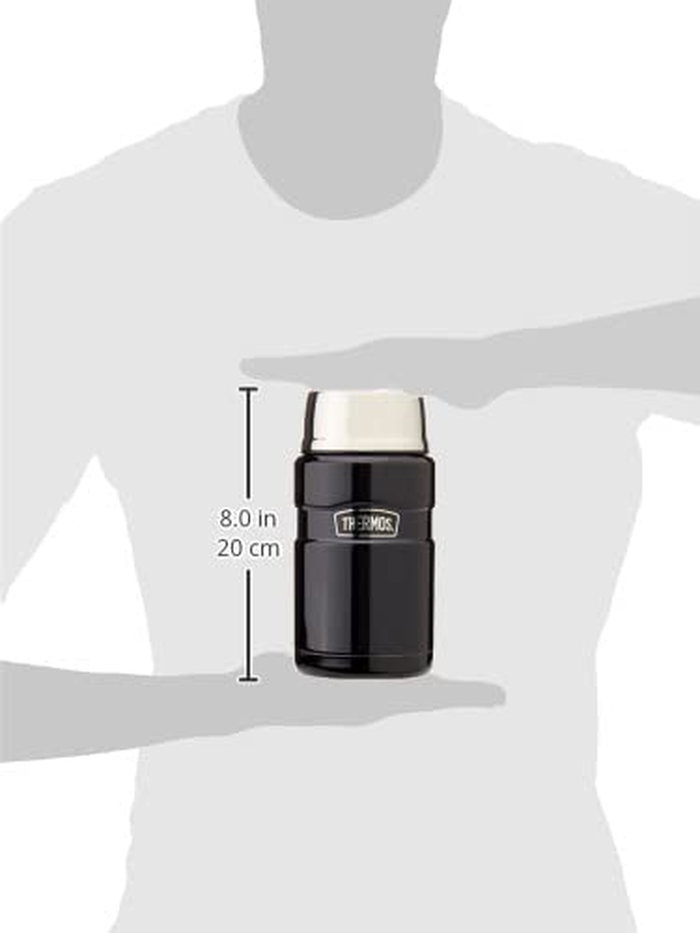 Thermos 710ml Stainless Steel Vacuum Flask/Jar - Midnight Blue
