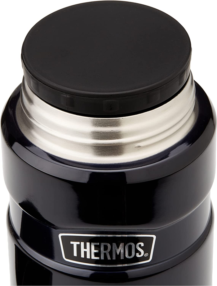 Thermos 710ml Stainless Steel Vacuum Flask/Jar - Midnight Blue