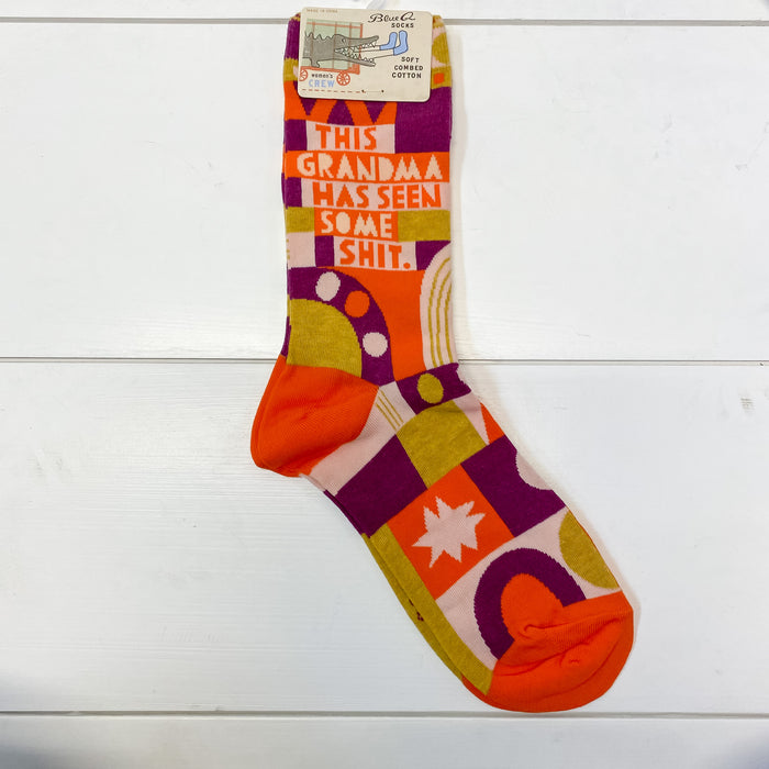 This Grandma Has Seen Some Shit Ladies Socks - Lyla's: Clothing & Gifts - Online and Rockwall Texas Boutique