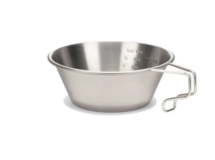 Snow Peak Titanium Backpackers Cup top side view