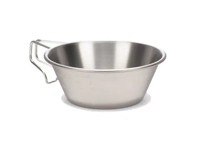 Snow Peak Titanium Backpackers Cup top side view 2