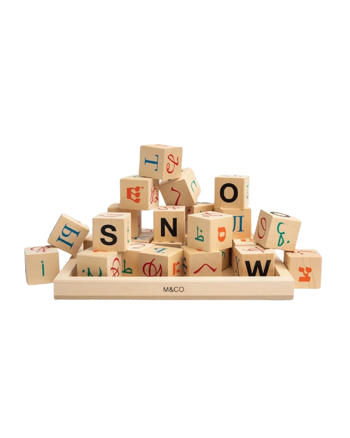 Tibor Kalman Global Alphabet Blocks