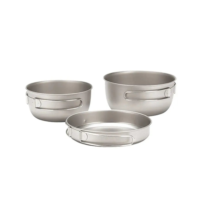 Titanium 3 Piece Cookset - Snow Peak