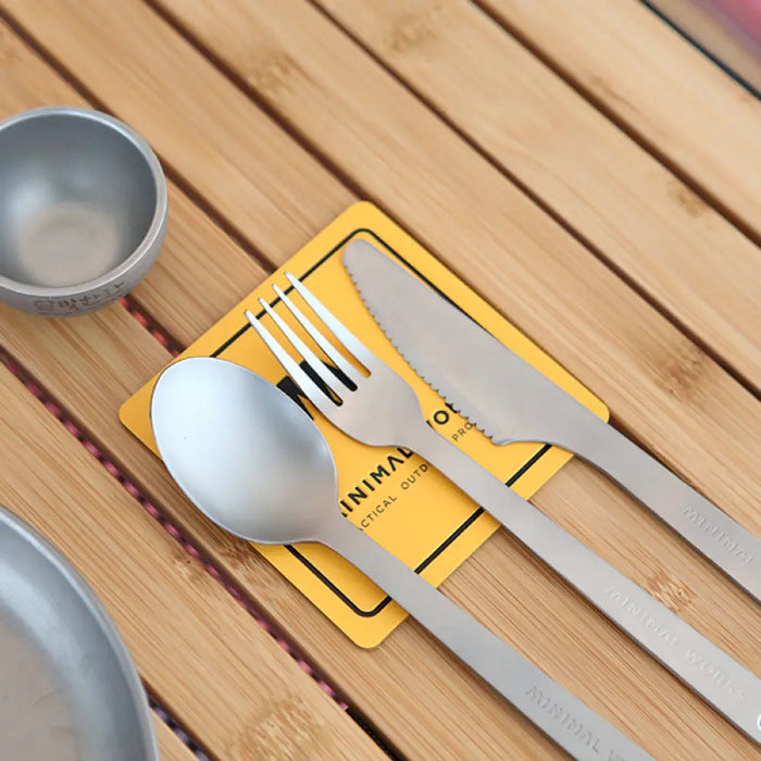 Titanium Cutlery Set - MinimalWorks