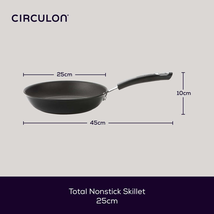 Total Non-Stick Induction Frying Pan Set - 22cm & 25cm
