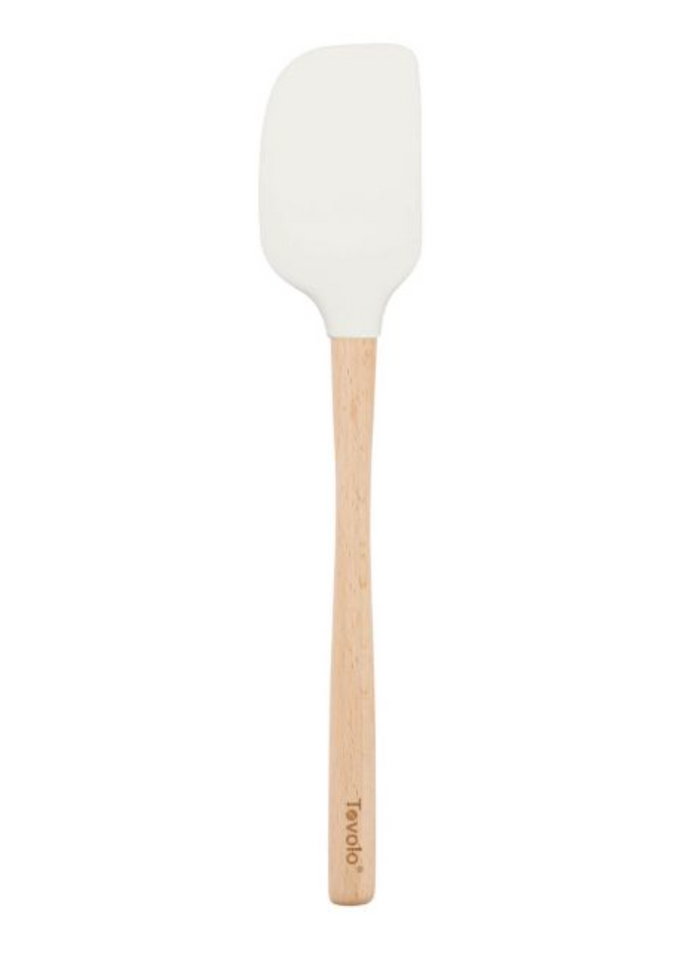 Tovolo | Flex-Core Wood Handled Spatula - White