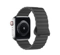 (TS) Decoded Apple Watch 49/45/44/42 mm Gen 1-10-SE Silicone Magnet Traction Loop Strap Lite - Black