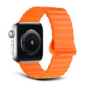(TS) Decoded Apple Watch 49/45/44/42 mm Gen 1-10-SE Silicone Magnet Traction Loop Strap Lite - Apricot