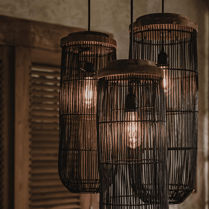 Tub Hanging Lamp - Charcoal - Small -