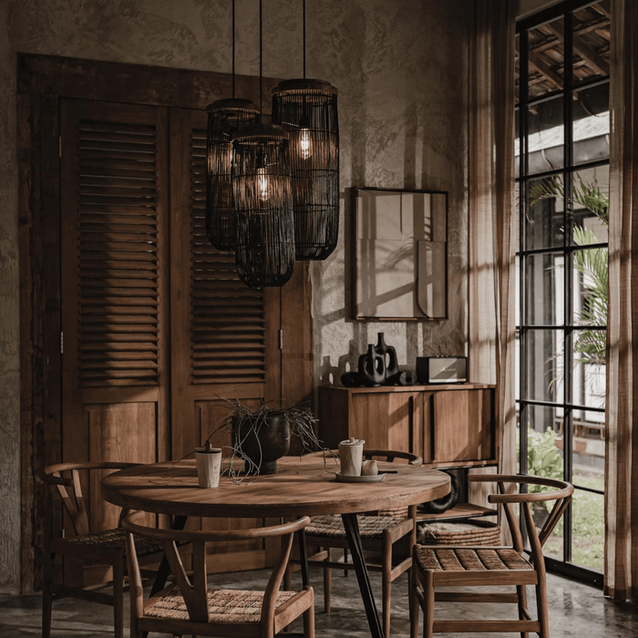 Tub Hanging Lamp - Charcoal - Small -