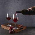 Premium lead-free crystal tulip-shaped wine glass