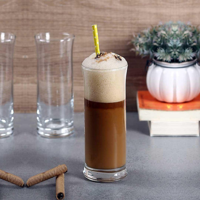Uniglass Frappe Cocktail & Coffee Drinking Glass 290 ML, Set of 6 pcs | Juice & Water glass