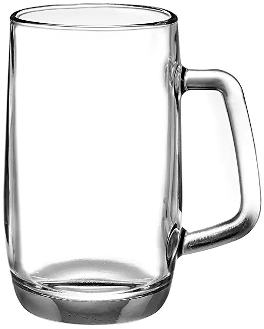 Uniglass Prince Beer Mug 500ml, Set of 2pcs,Transparent