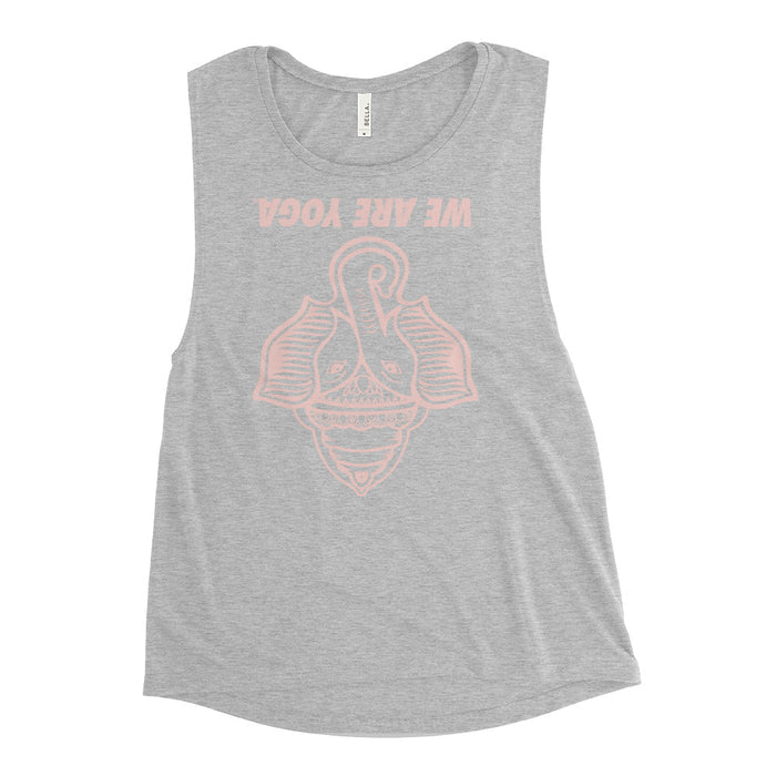 Upside Down WAY Pink Muscle Tank