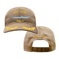 U.S. Navy Custom Ship Cap - Coyote - Captain Scrambled Eggs - Sargo Class Submarine WWII Hats and Caps