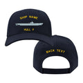 U.S. Navy Custom Ship Cap - Sargo Class Submarine WWII Hats and Caps