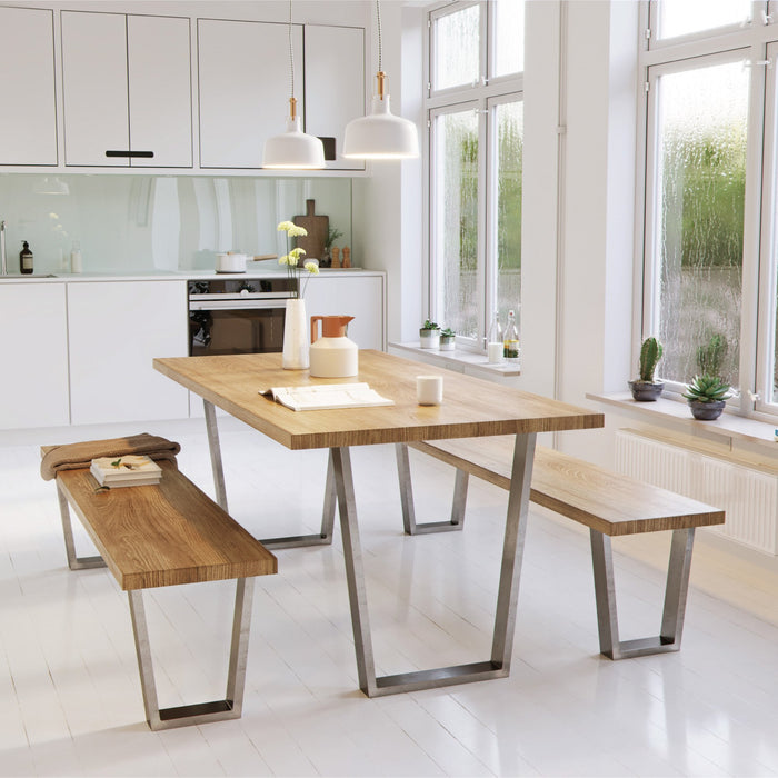 V - Frame Industrial Legs - TABLE/DESK (H71CM X W58CM) -
