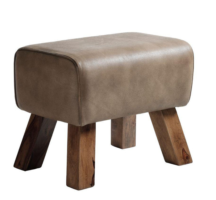 Valencia Mini Bench - Patina Buffalo Leather -