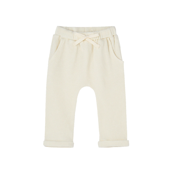 Vanilla Waffle Jogger Pants