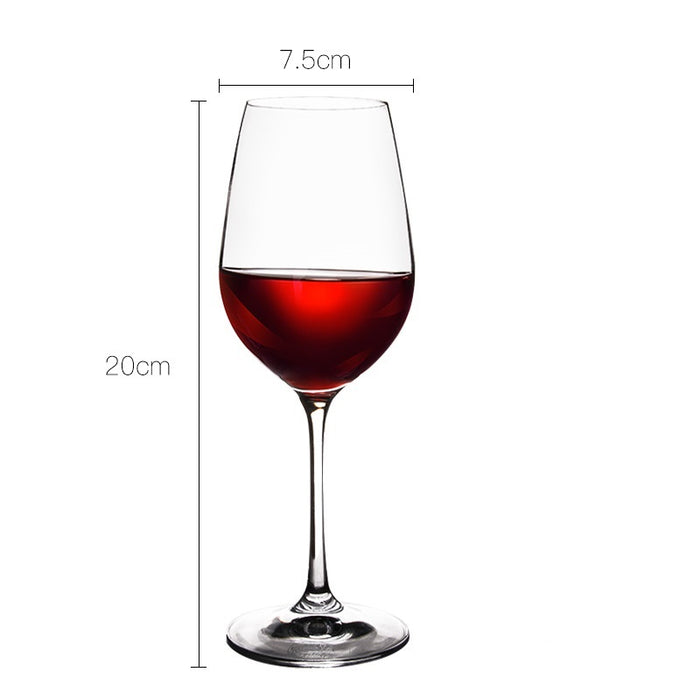 Dimensions of a Durable and stylish wine glass for wine tastings