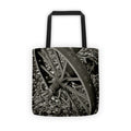 Wagon Wheel On Ice Tote bag