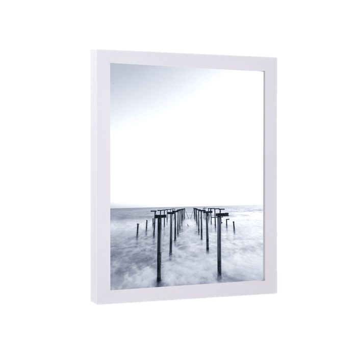 32x7 PIcture Frame Black Wood 32x7 Picture or poster print