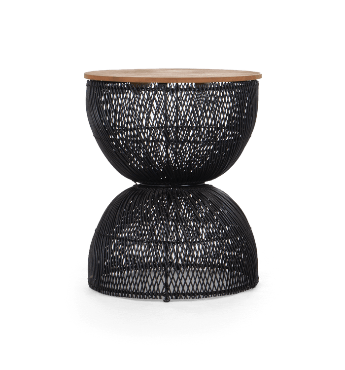 Wave Side table - Charcoal - Black -