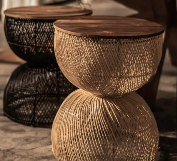 Wave Side table - Natural - Natural -