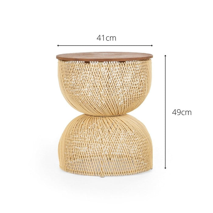 Wave Side table - Natural - Natural -