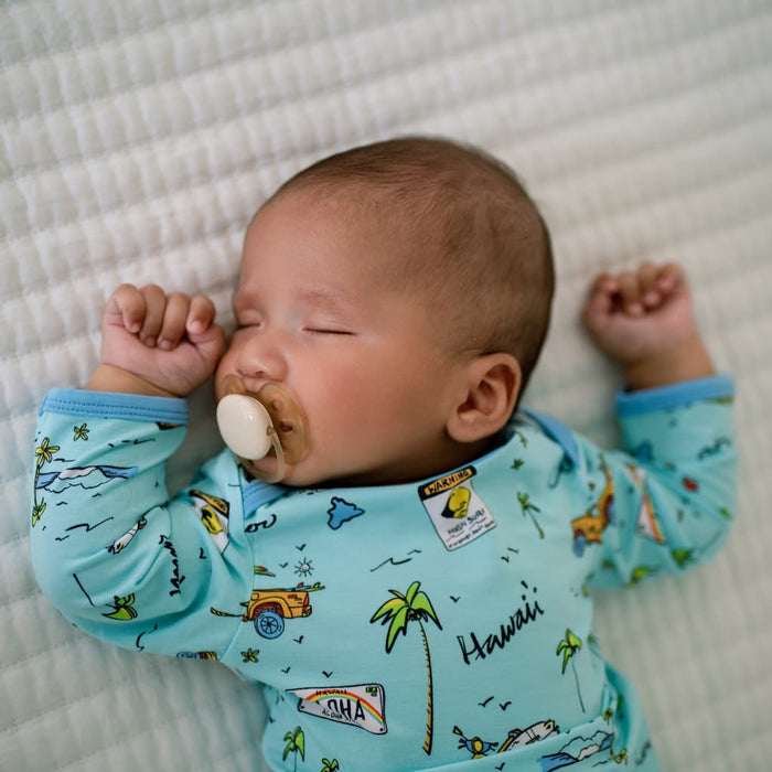 We Go Holoholo Bamboo Layette Gown