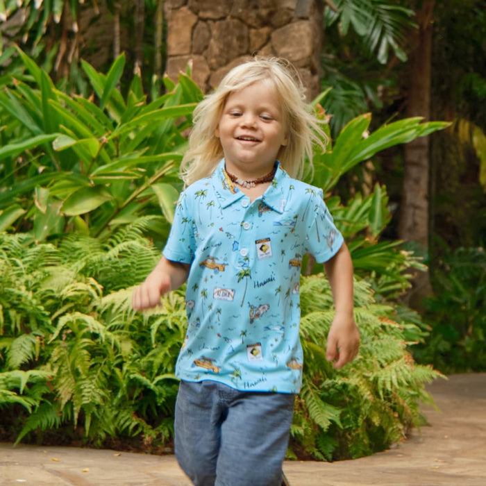 We Go Holoholo Bamboo Polo Shirt