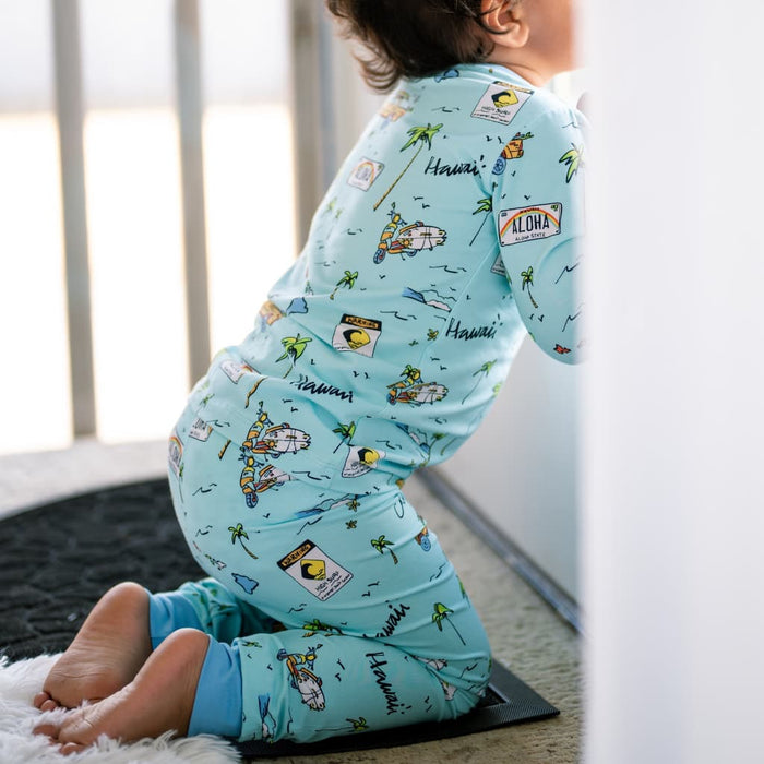 We Go Holoholo Long Bamboo Pajamas