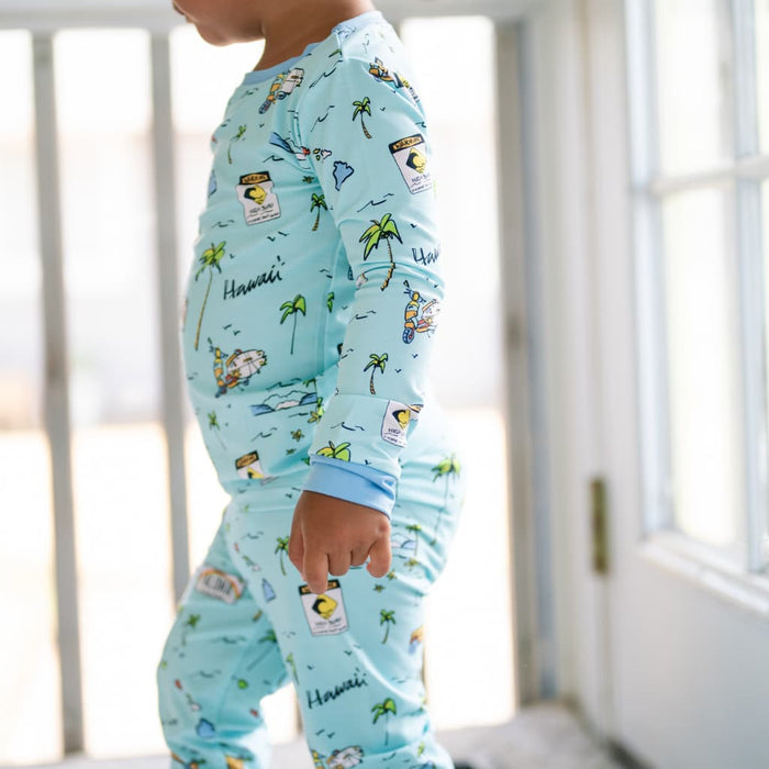 We Go Holoholo Long Bamboo Pajamas