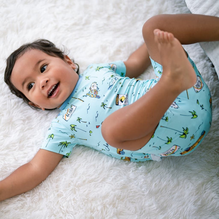 We Go Holoholo Short Bamboo Pajamas