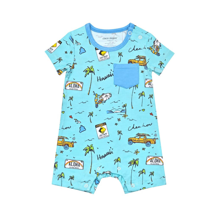 We Go Holoholo Shortie Bamboo Romper